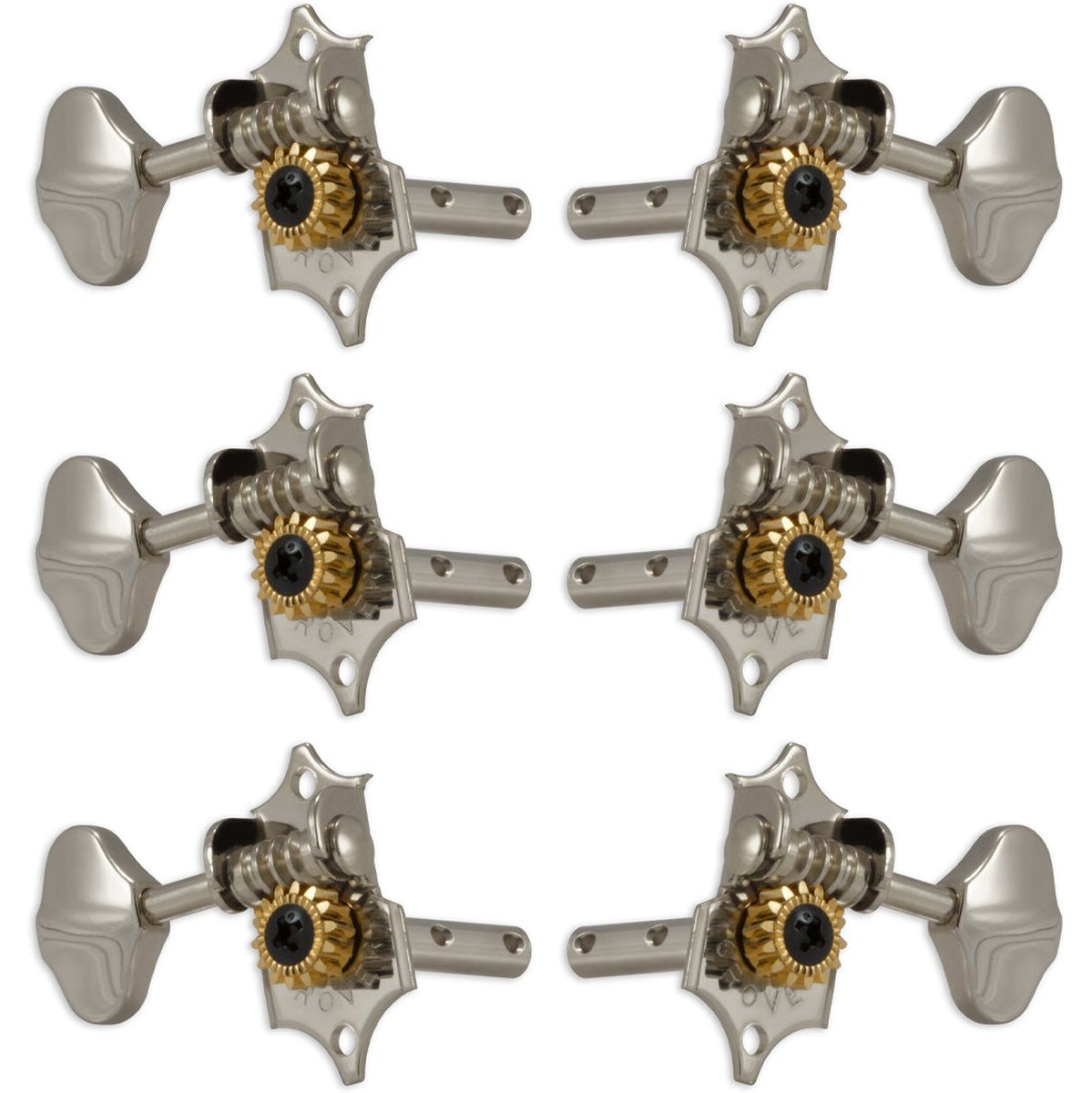 Grover Sta Tite Machine Set Nickel