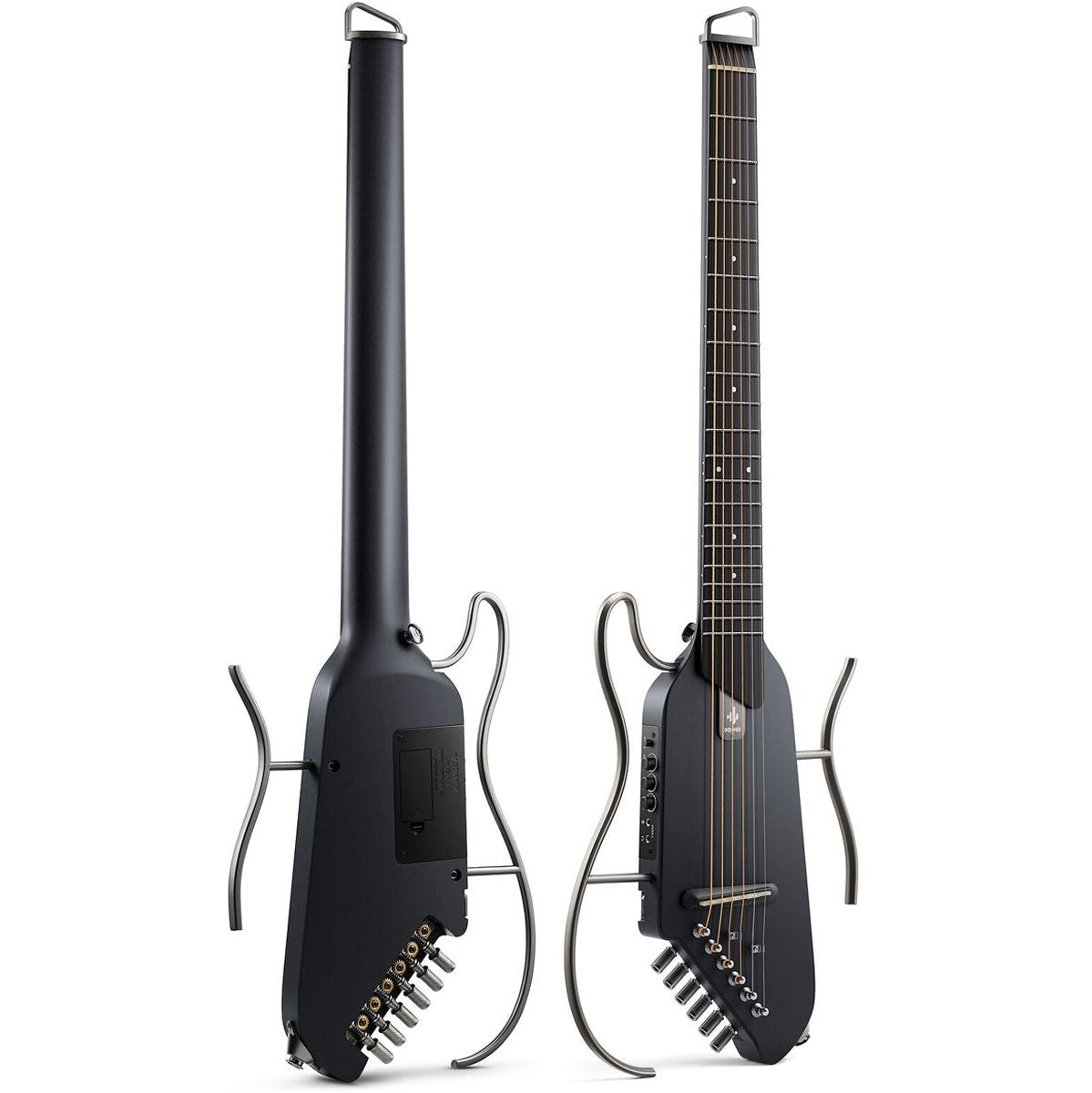DONNER Hush-I Guitar - Black Elektrische gitaar