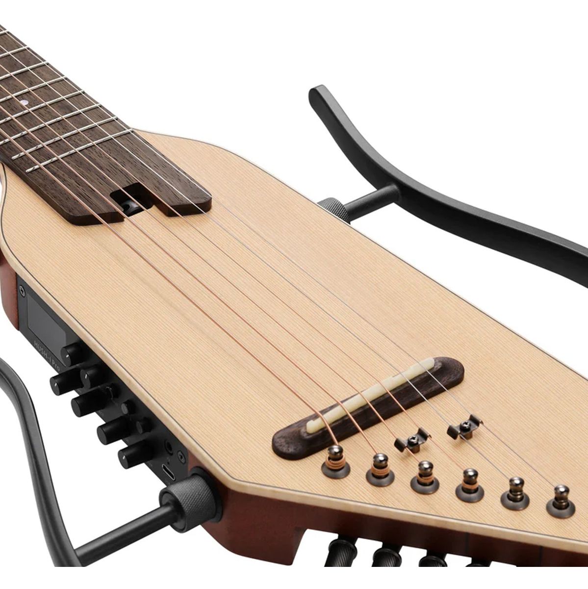 DONNER Hush 1 Pro Guitar - Natural Spruce Elektrische gitaar