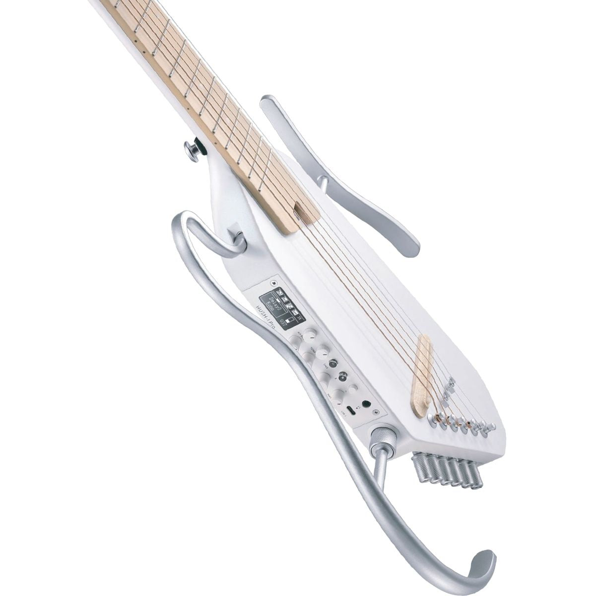 DONNER Hush 1 Pro Guitar - White Elektrische gitaar