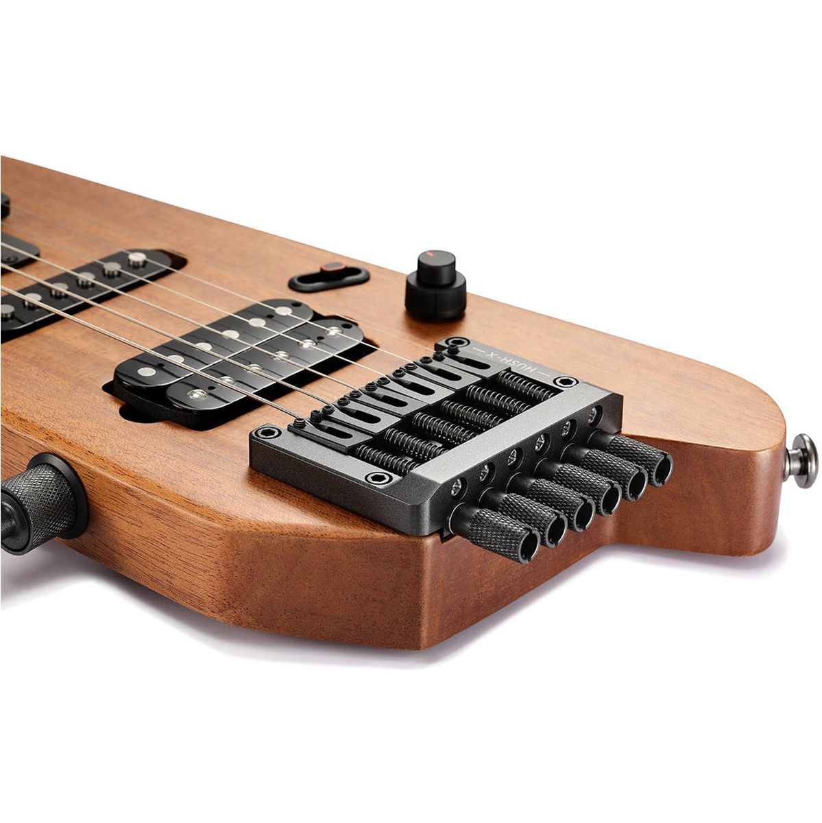 DONNER Hush-X Guitar - Natural Elektrische gitaar