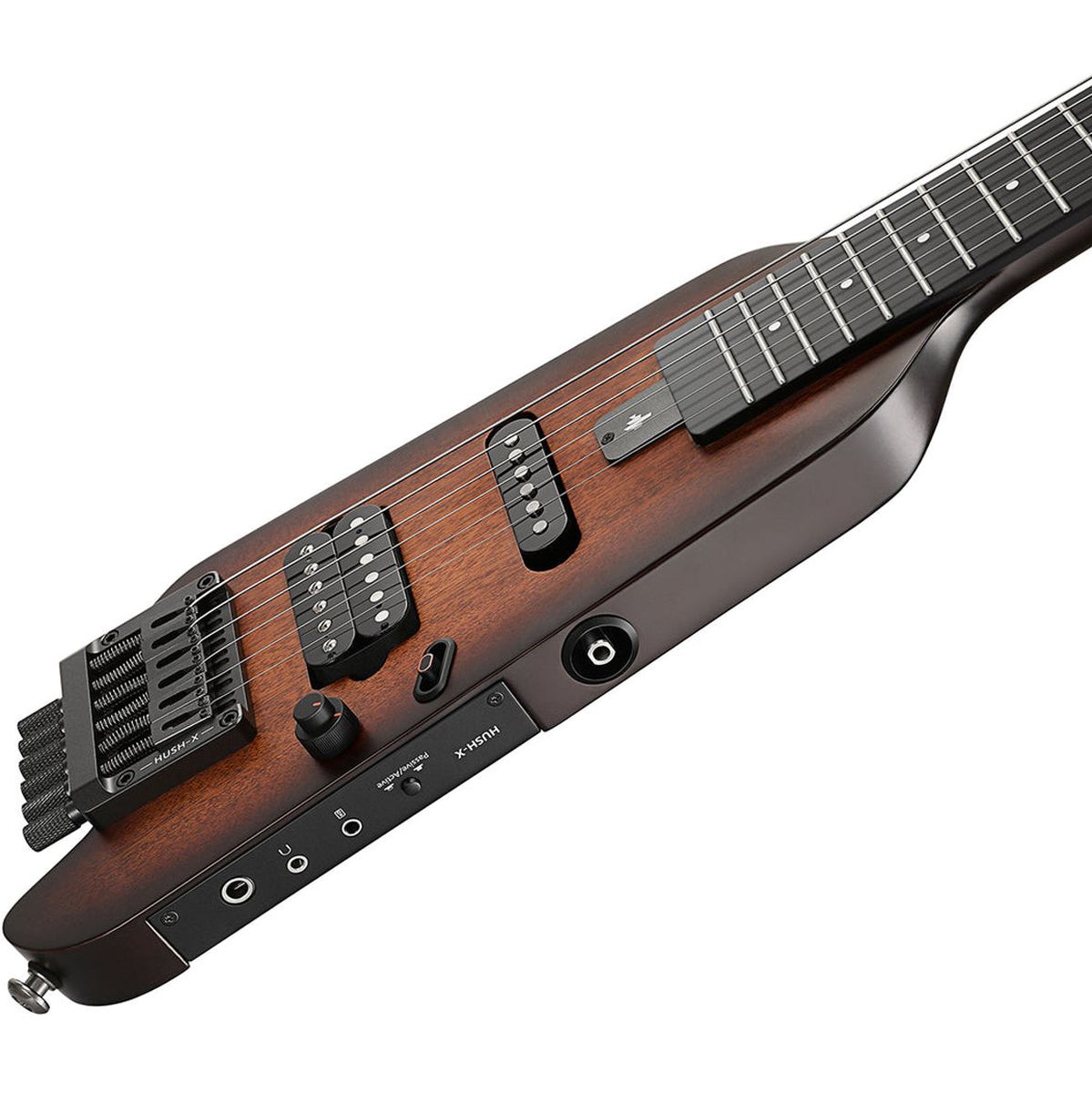 DONNER Hush-X Guitar - Sunburst Elektrische gitaar