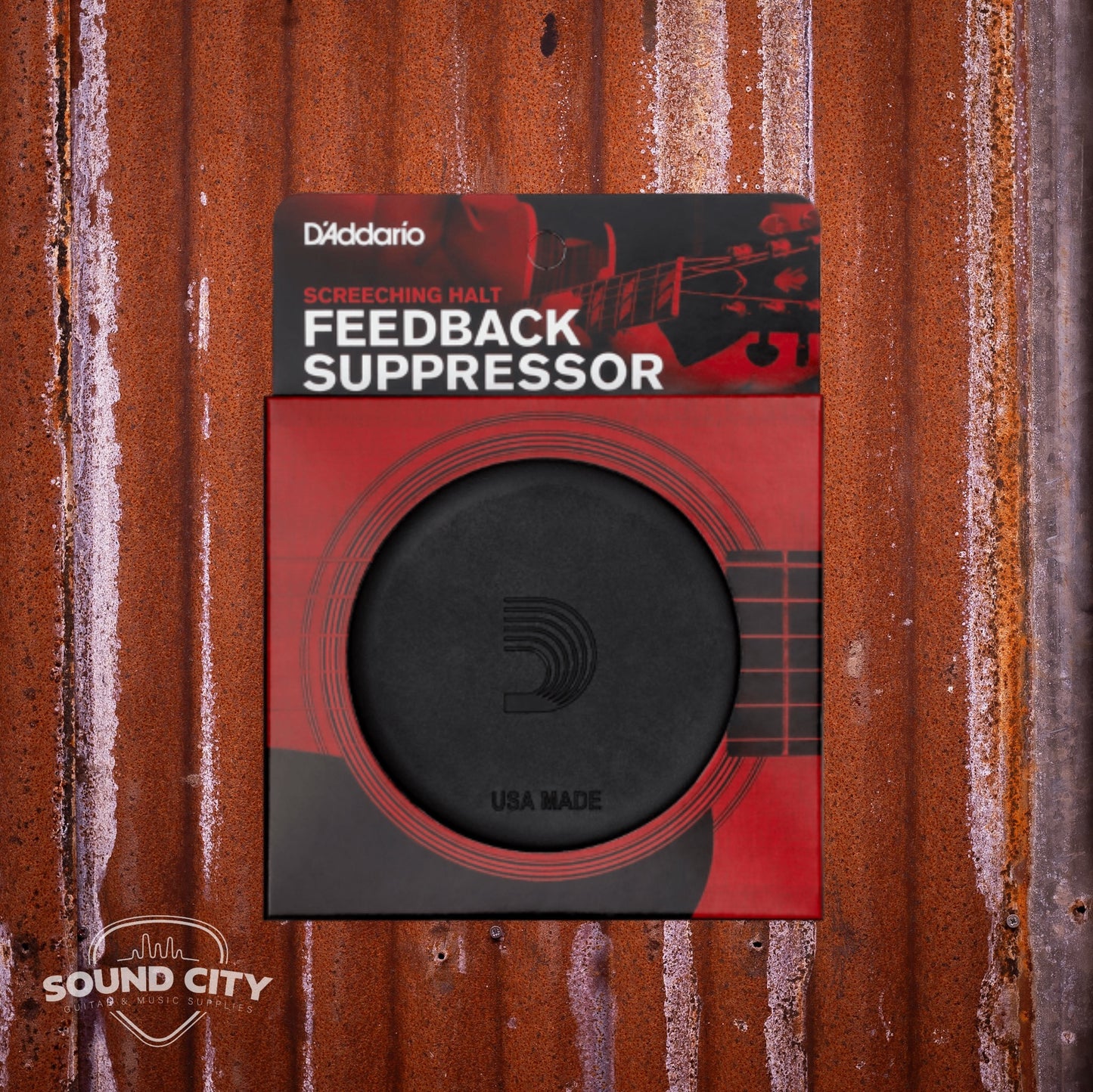 D'Addario Screeching Halt Sound Hole Cover