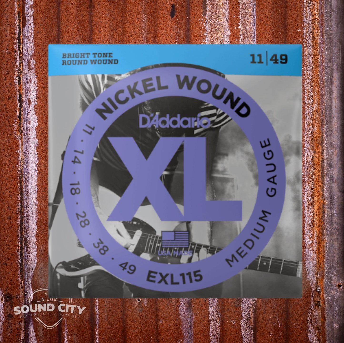 D'Addario EXL115 11-49 Medium, XL Nickel Elektrische Gitaarsnaren