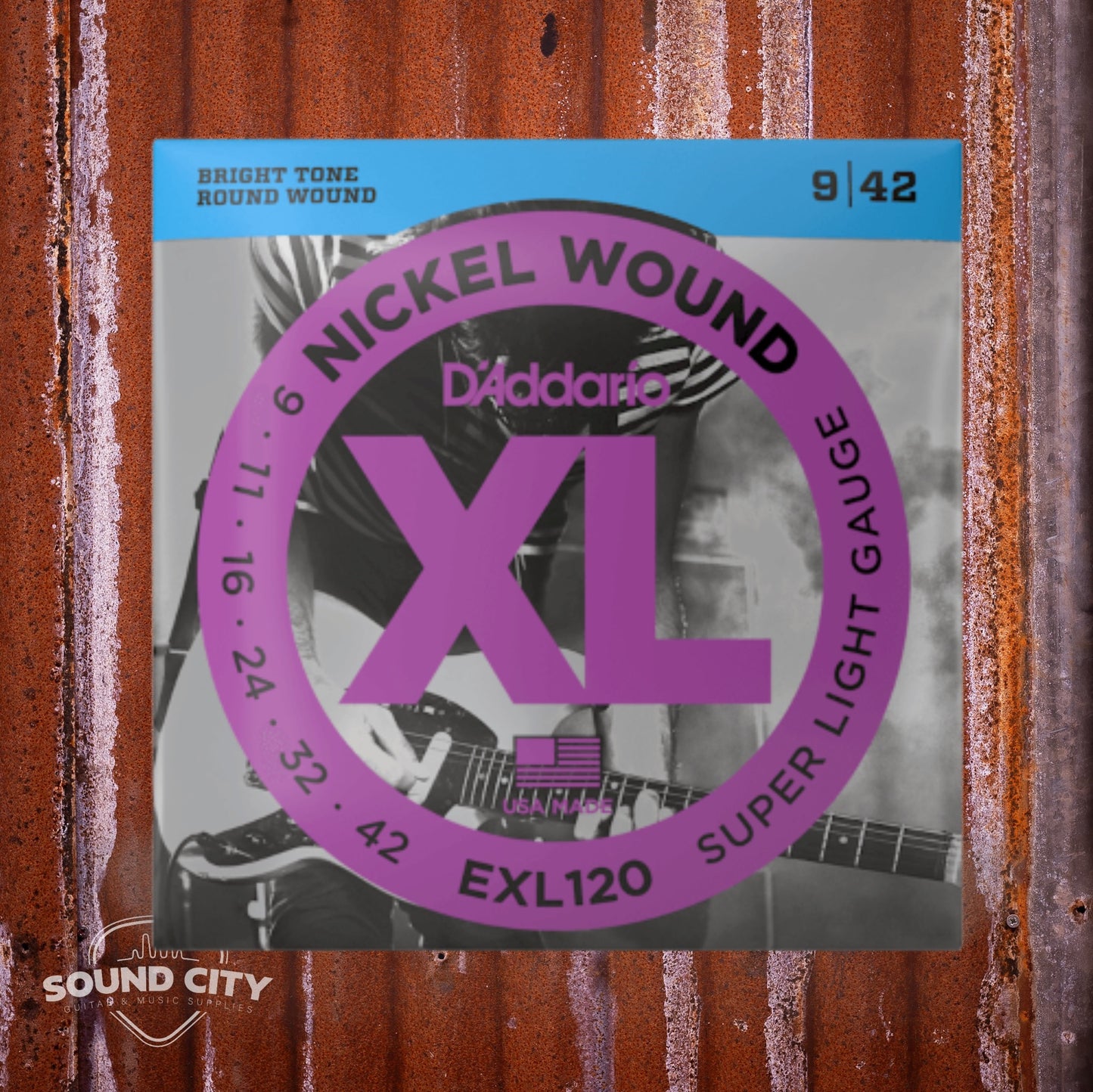 D'Addario EXL120 09-42 Super Light, XL Nickel Elektrische Gitaarsnaren