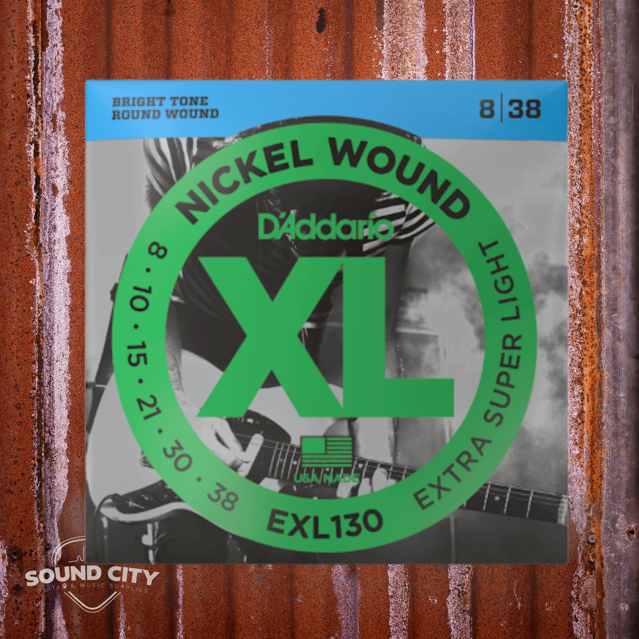 D'Addario EXL130 08-38 Extra Super Light, XL Nickel Elektrische Gitaarsnaren
