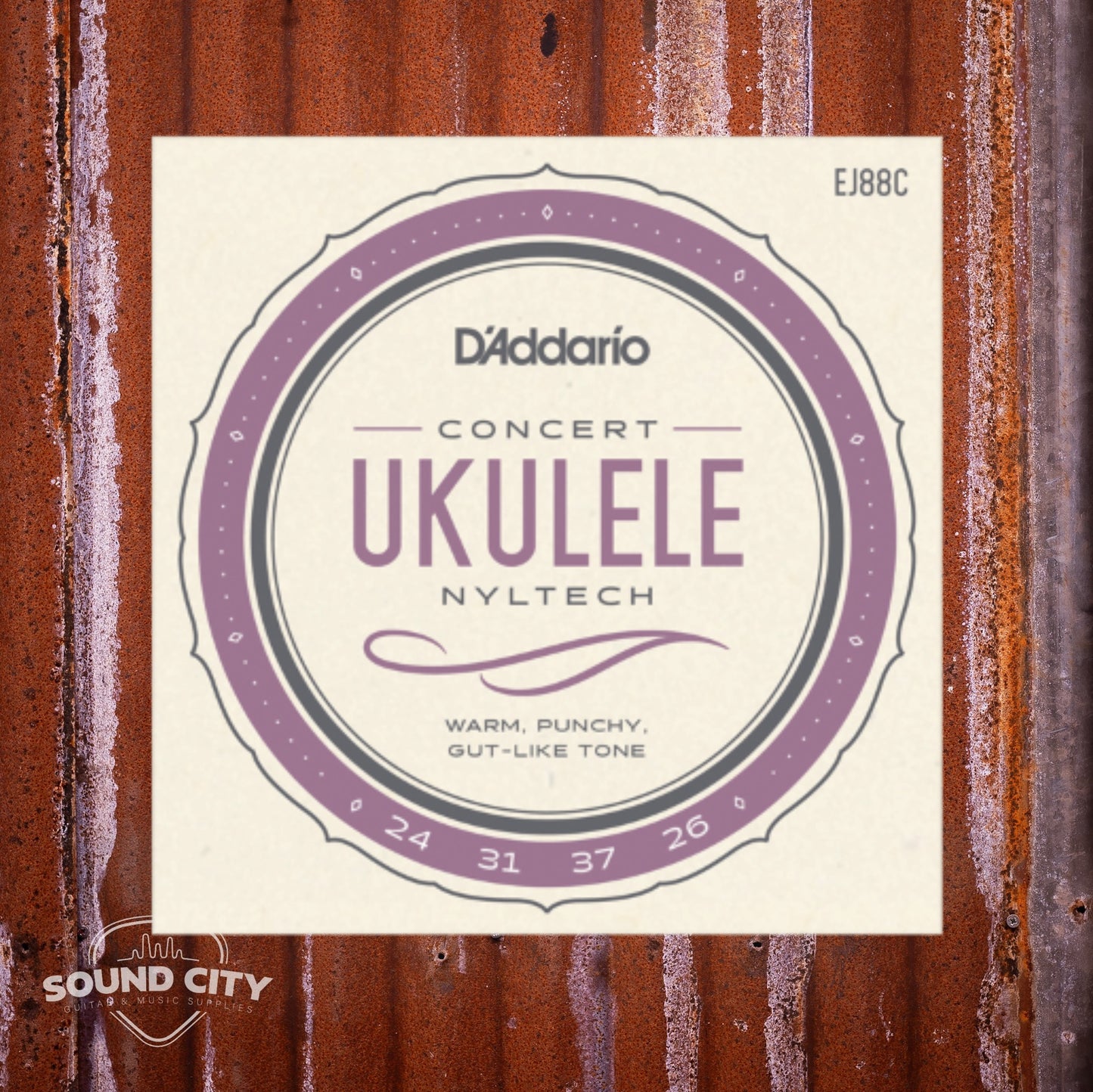 D'Addario EJ88C Concert, Nyltech Ukelele snaren
