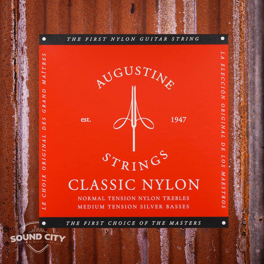 Augustine AU-CLRD Classic Red string set Klassieke gitaarsnaren