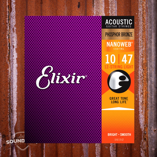Elixir 16152 Acoustic Light 12-string