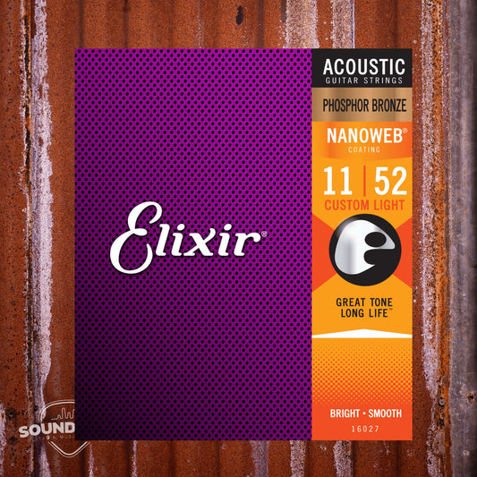 Elixir 16027 Acoustic Custom Light
