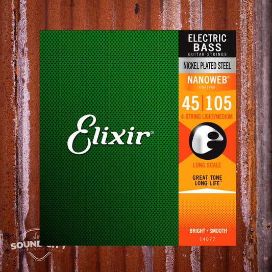 Elixir 14077 Medium Light Bass