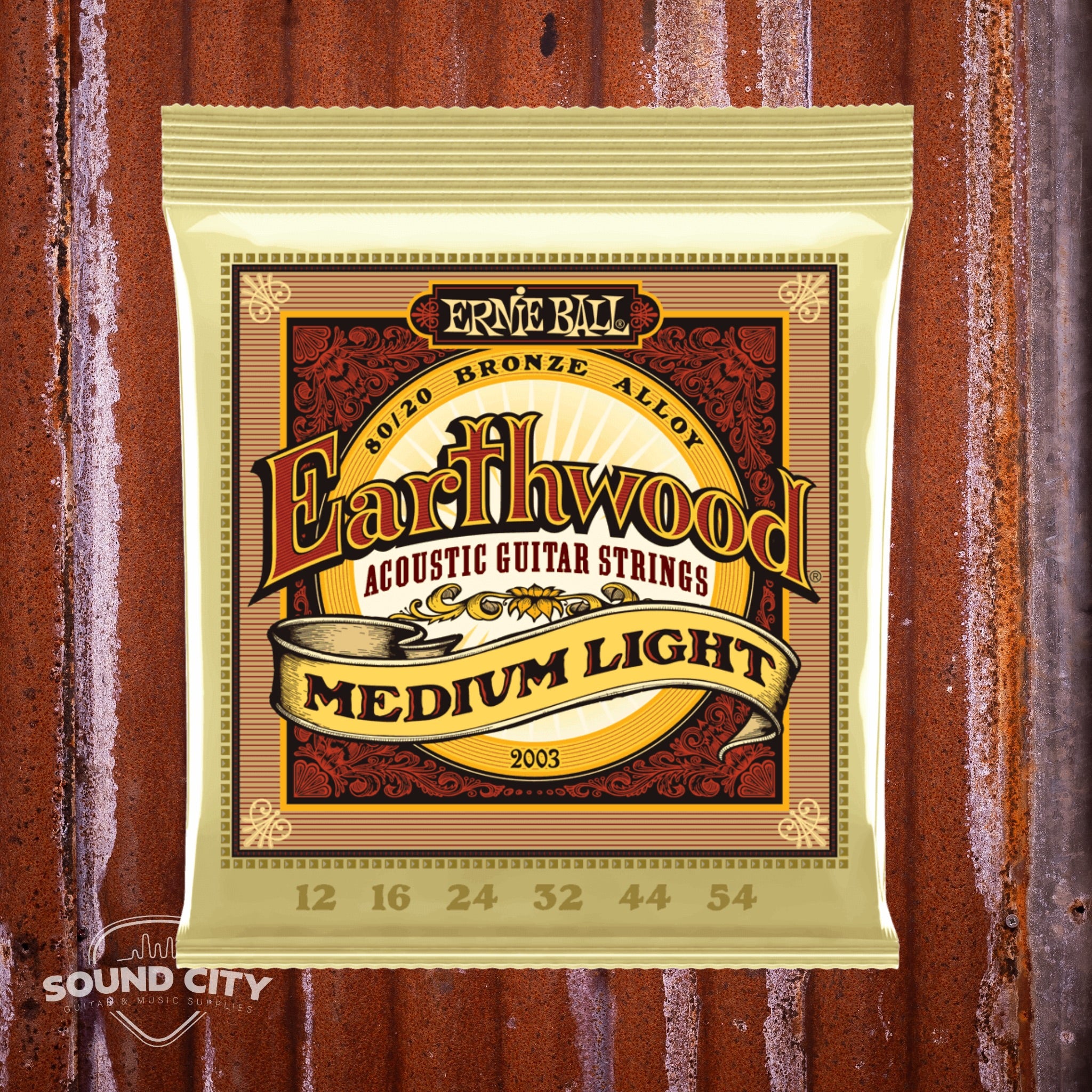 Ernie Ball 2003 Earthwood Medium Light 12-54 snaren