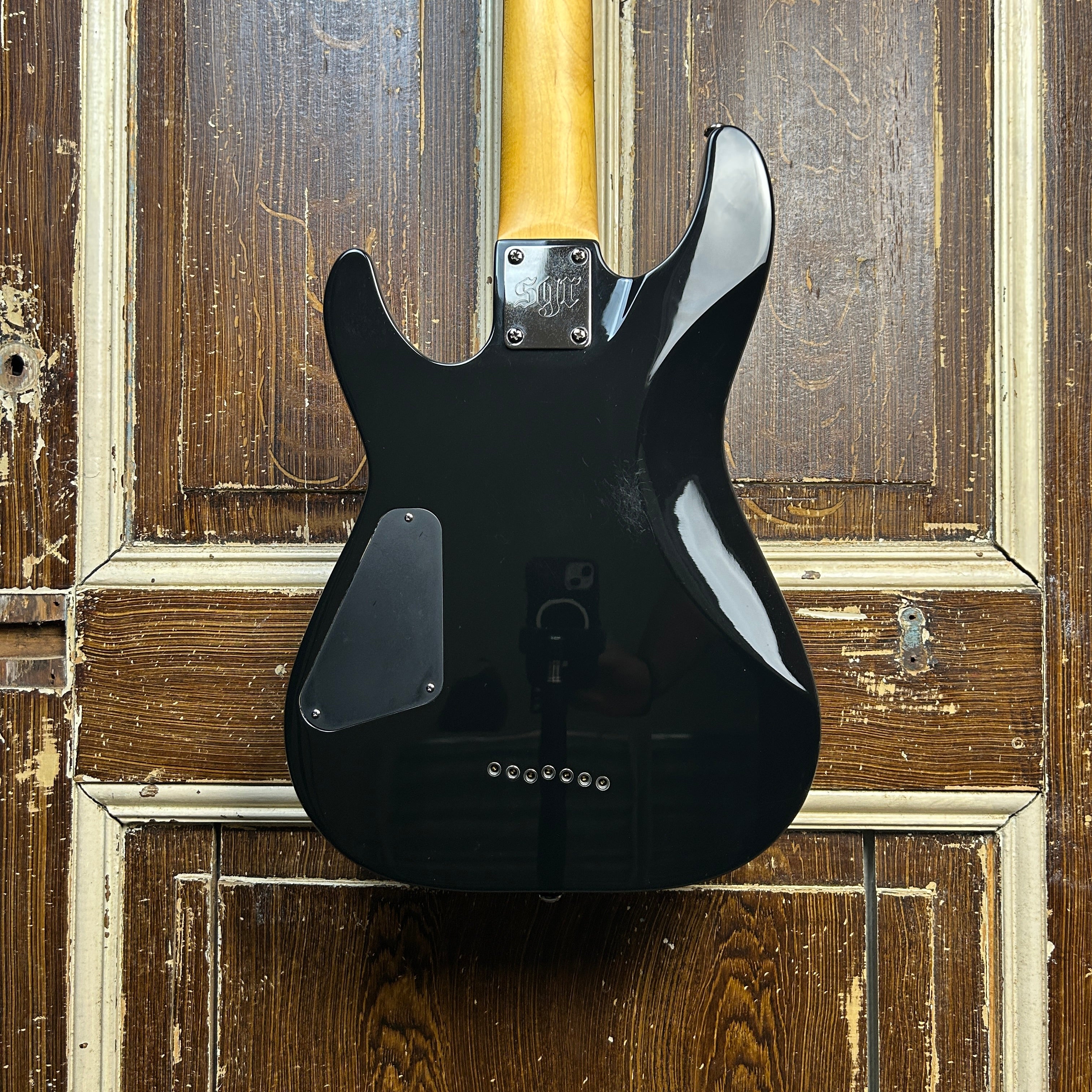 SGR by Schecter C-7 Gloss Black 7-snaar (occasion)