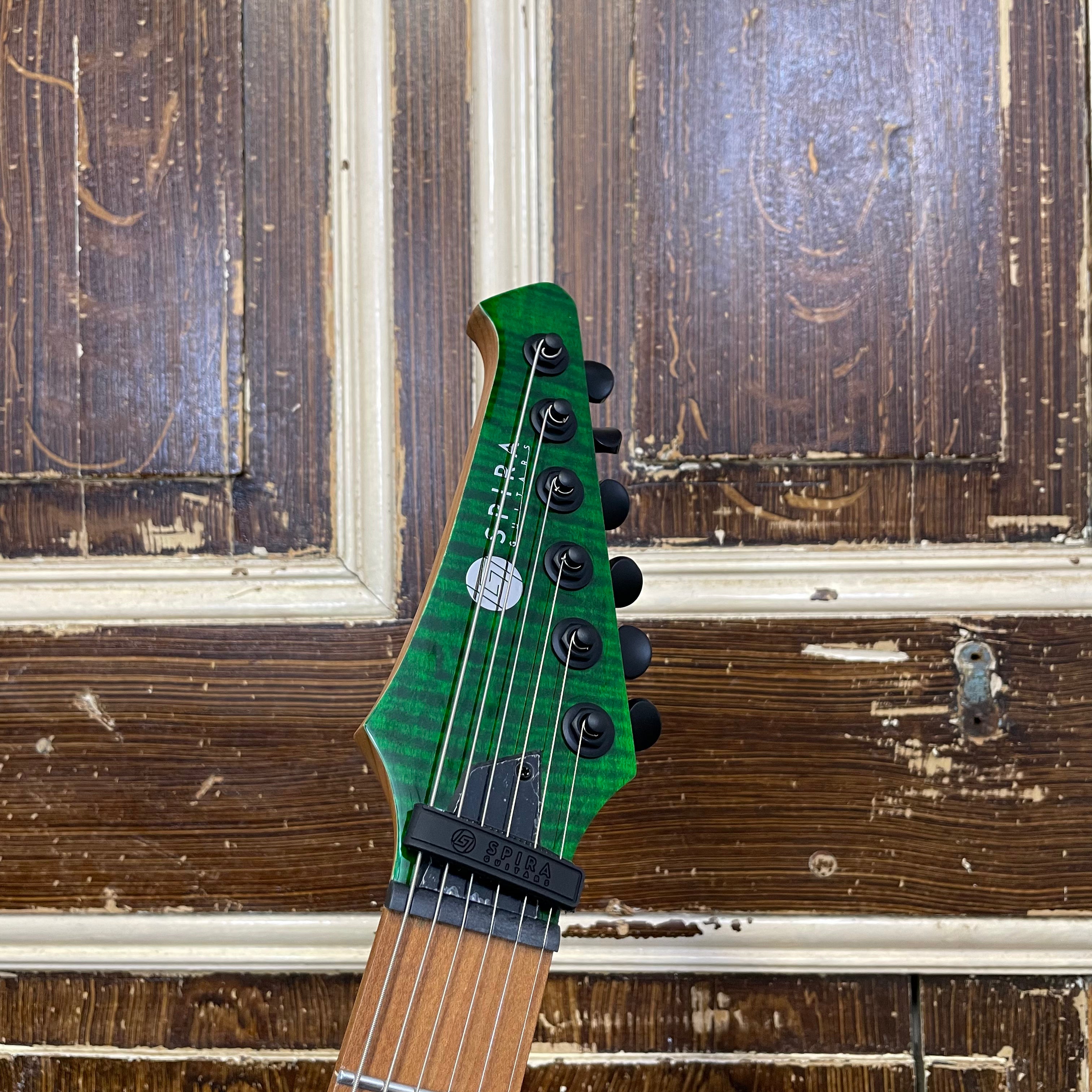 Spira Guitars S-450 TGR Transparent Green elektrische gitaar