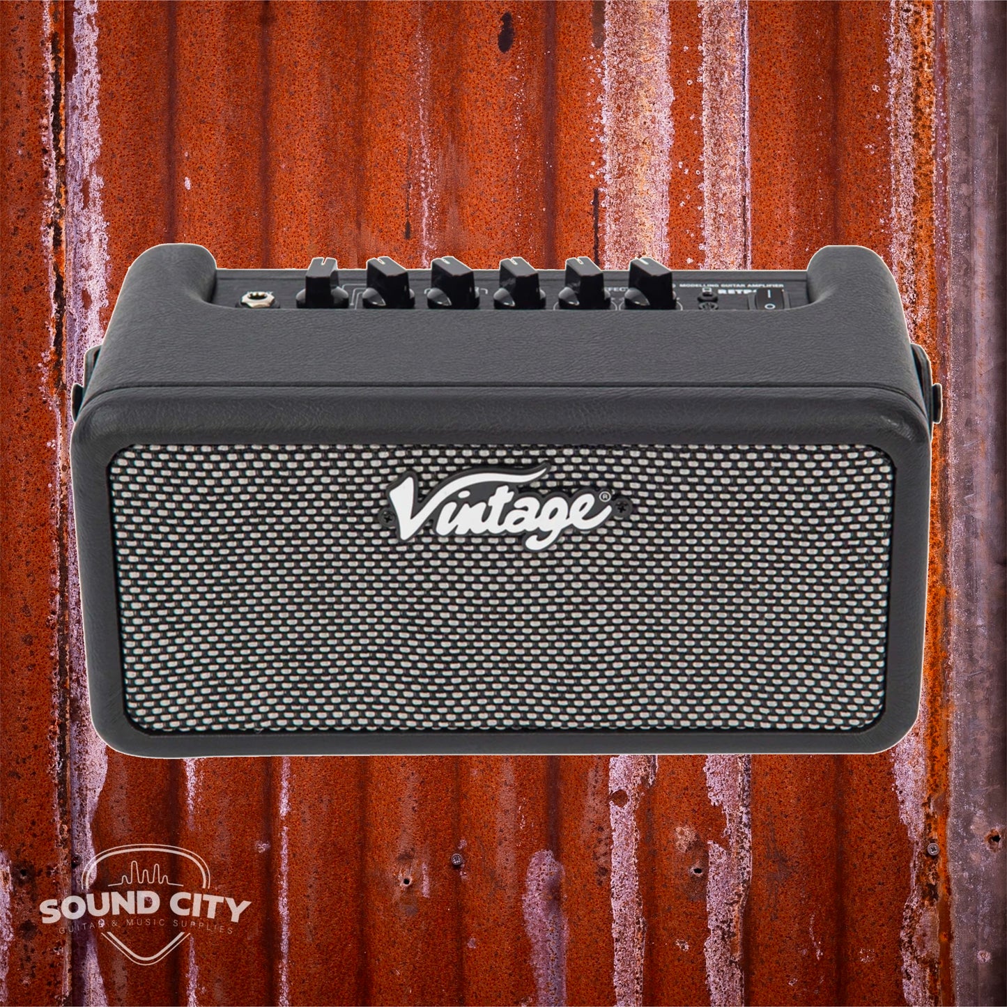 Vintage Retro 15W Gitaar versterker DSP ~ Black