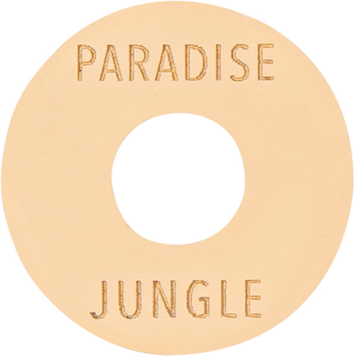 Joe Doe Poker Chip In Aged White - Paradise - Jungle