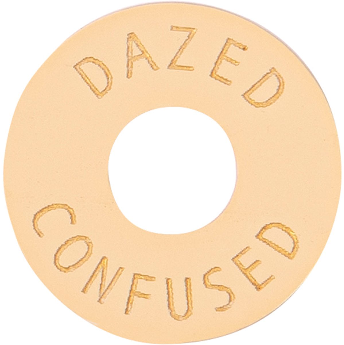 Joe Doe Poker Chip In Aged White - Dazed - Confused