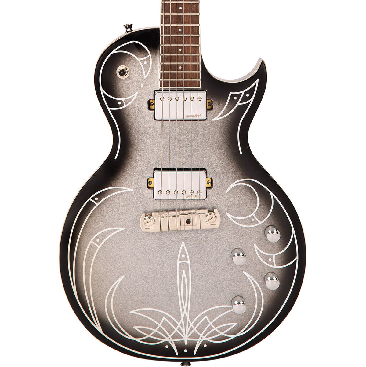 Vintage Joe Doe By Vintage - Hot Rod Silverburst w/ Case