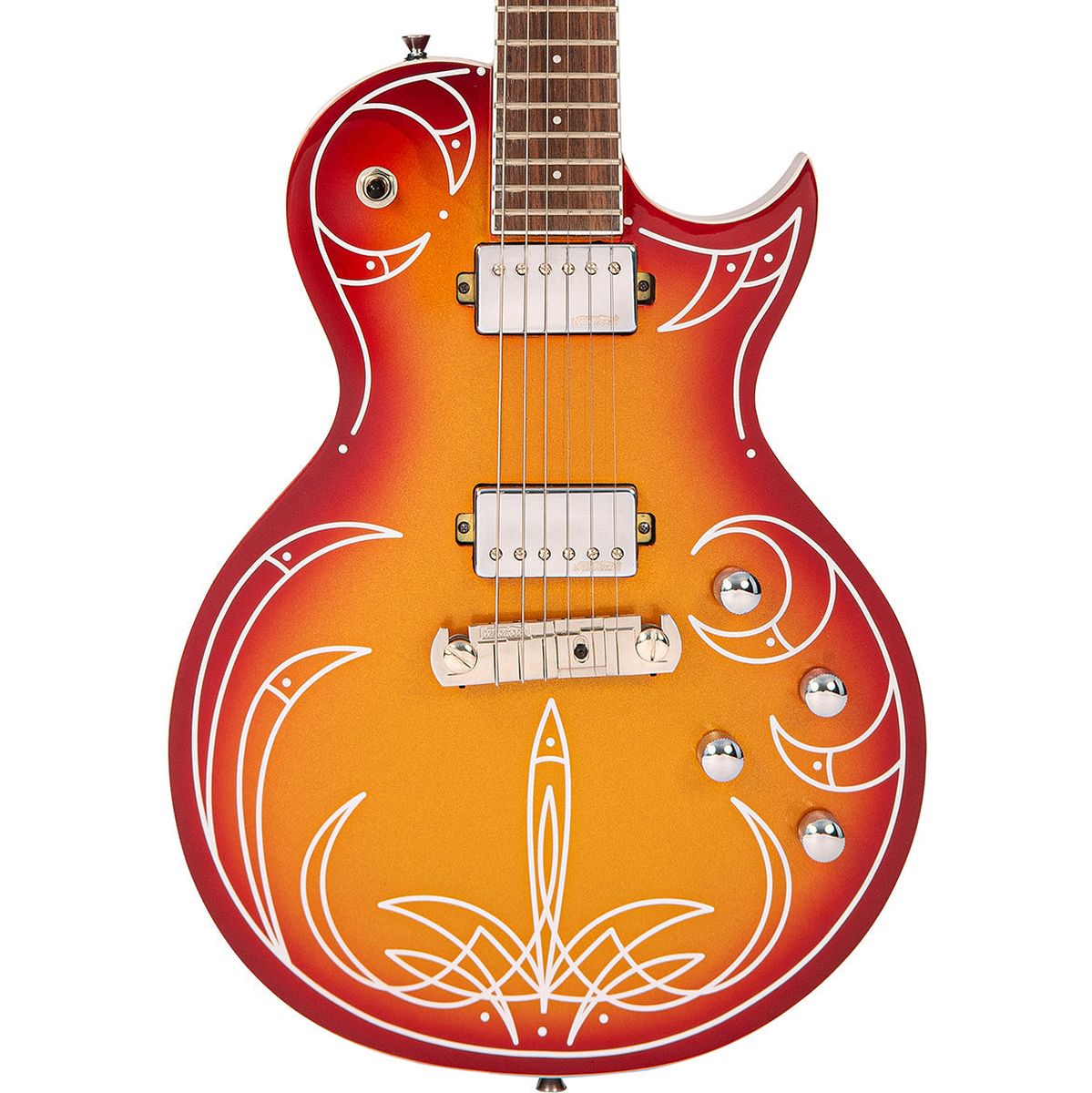 Vintage Joe Doe By Vintage - Hot Rod Cali-Sunset Burst w/ Case