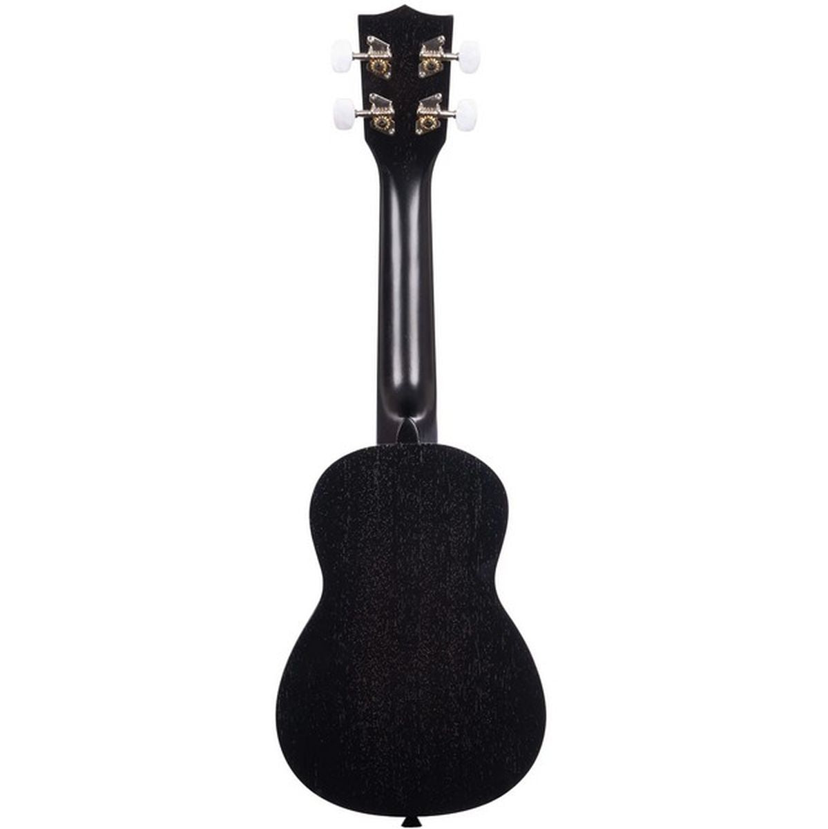 Kala Black Satin Mahogany Soprano Ukulele No Binding w/ Bag