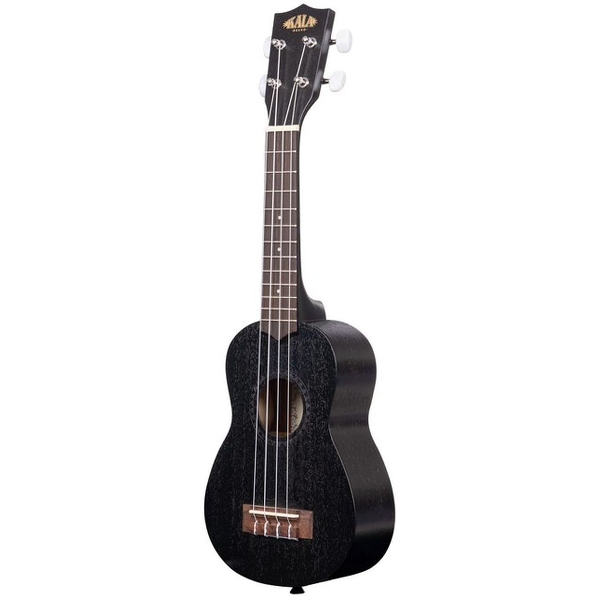 Kala Black Satin Mahogany Soprano Ukulele No Binding w/ Bag