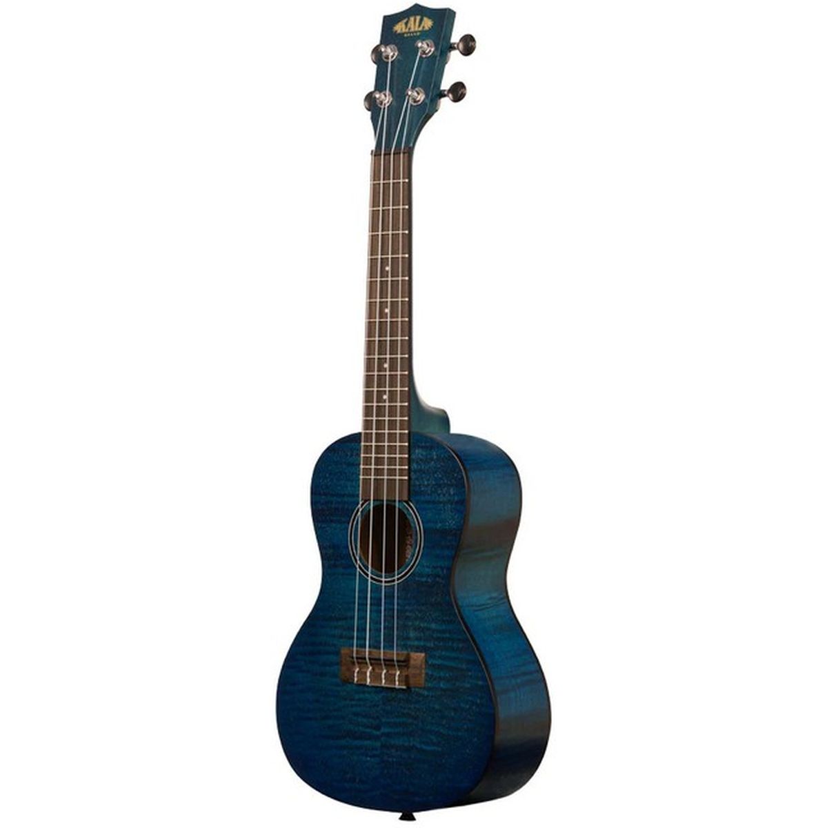 Kala Concert Exotic Mahogany Blue Ukulele w/ Bag