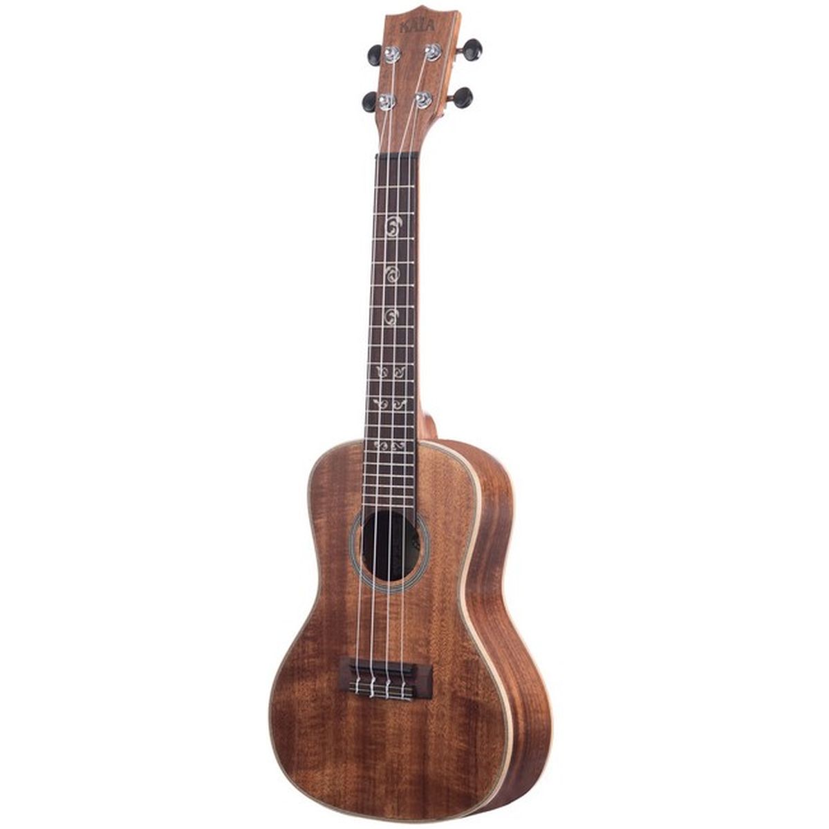 Kala All Solid Acacia Concert Ukulele w/ Case
