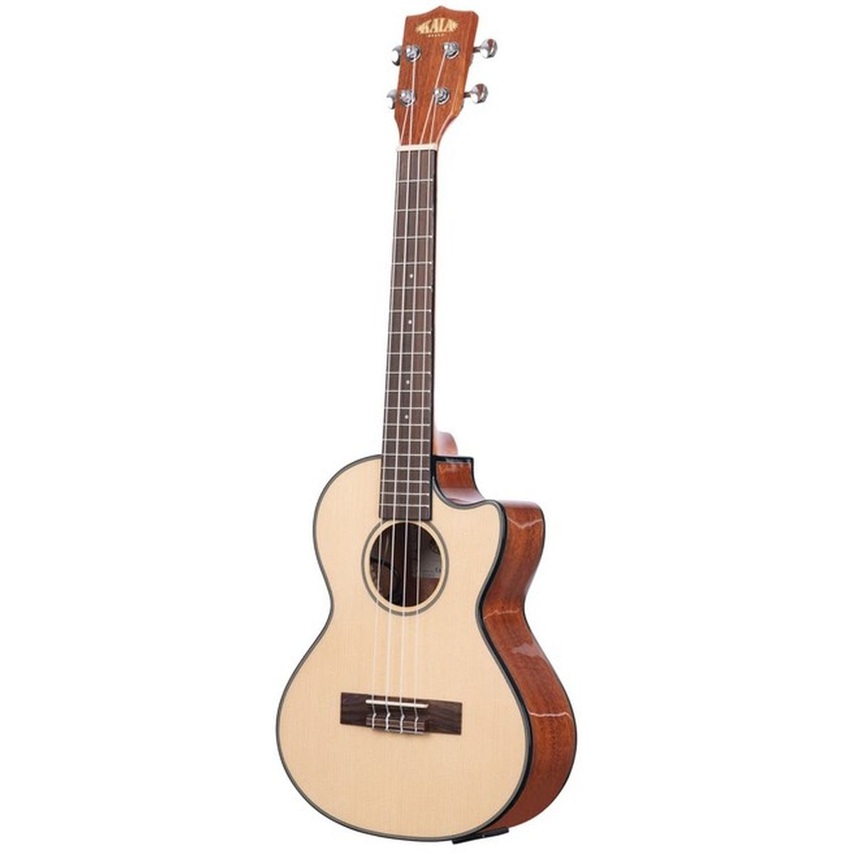 Kala Solid Spruce Top Tenor Gloss Cutaway w/ Bag