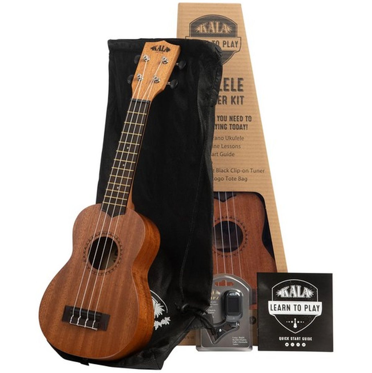Kala Learn To Play Soprano Ukulele Starter Kit