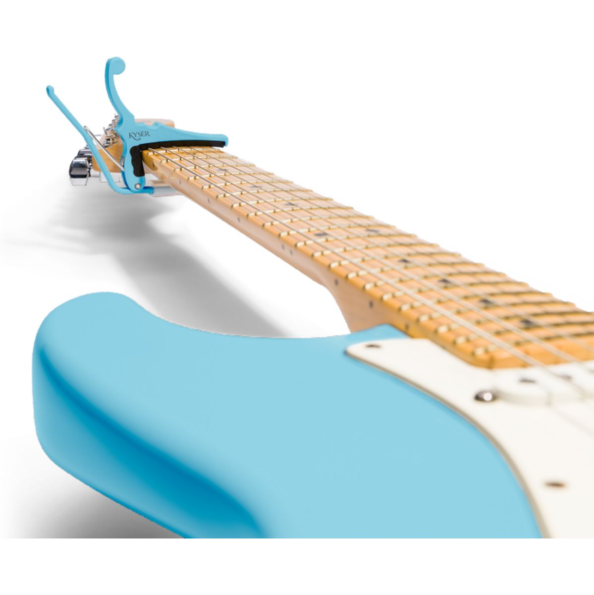 Kyser Fender X Kyser Quick-Change Electric Guitar Capo Daphne Blue