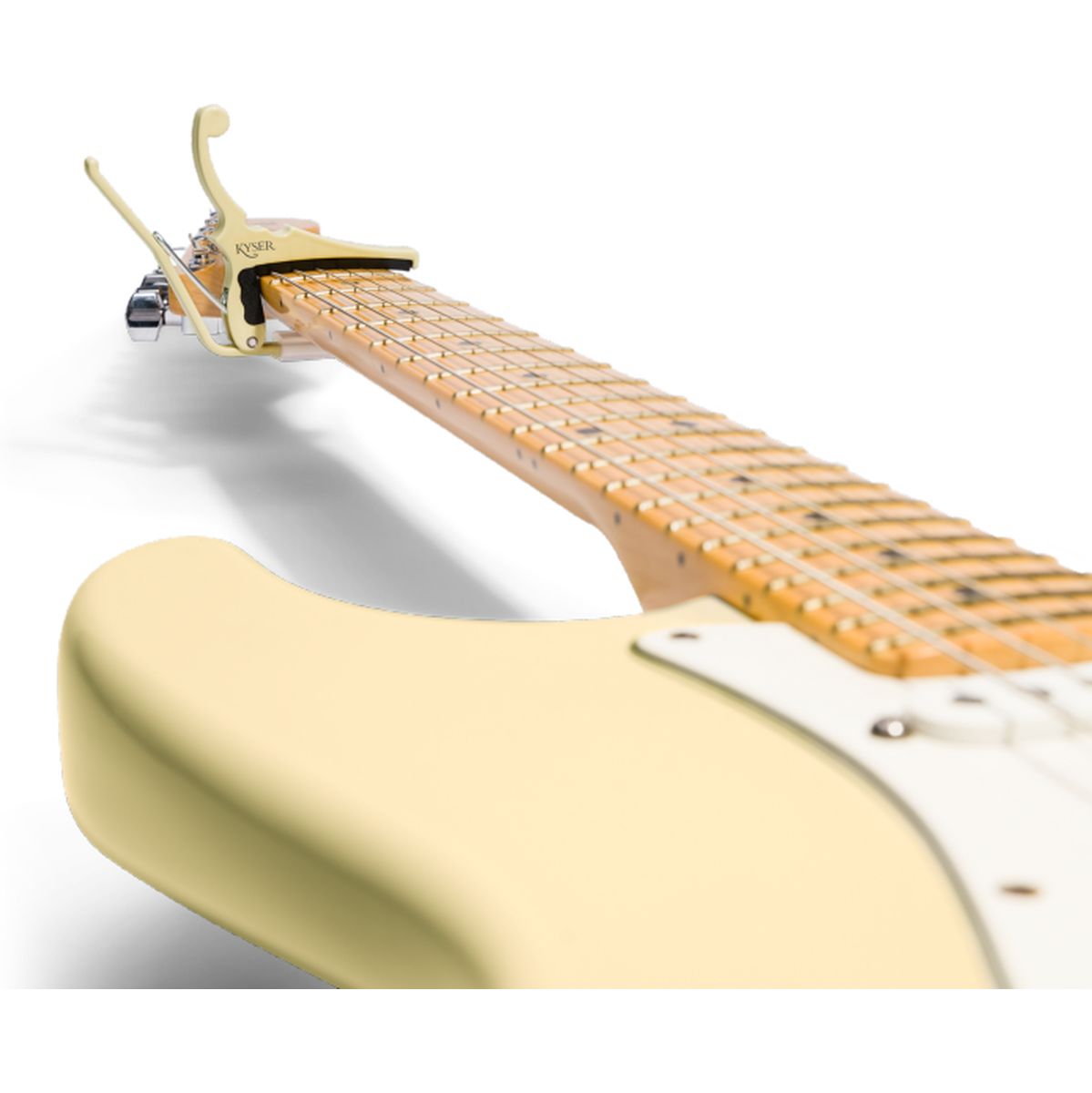 Kyser Fender X Kyser Quick-Change Electric Guitar Capo Olympic White