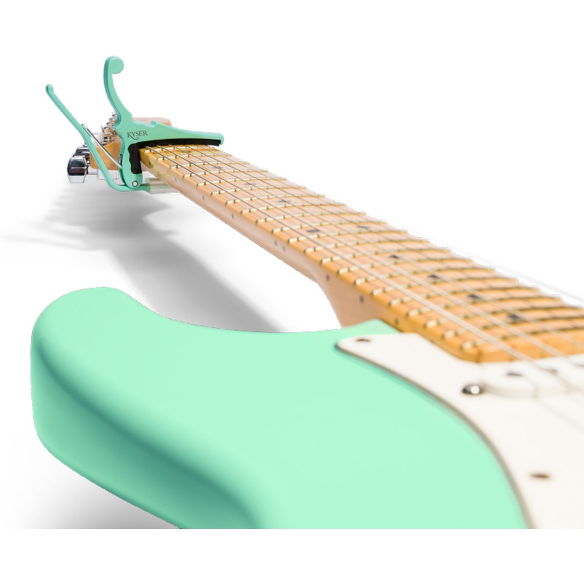 Kyser Fender X Kyser Quick-Change Electric Guitar Capo Surf Green