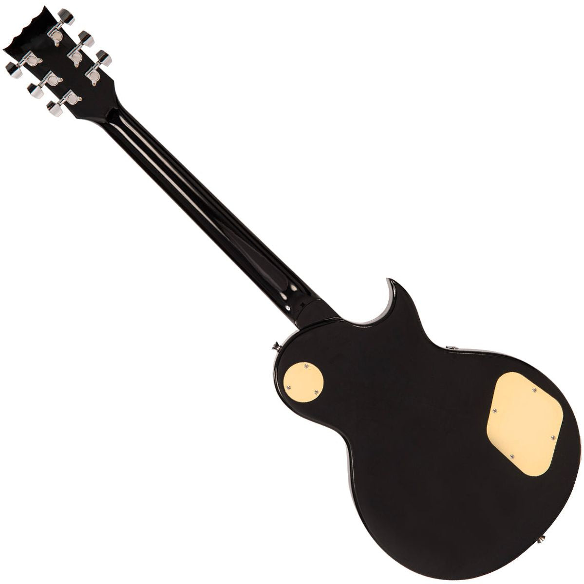 Vintage V10 Coaster Series Left Handed Electric Guitar - Gloss Black