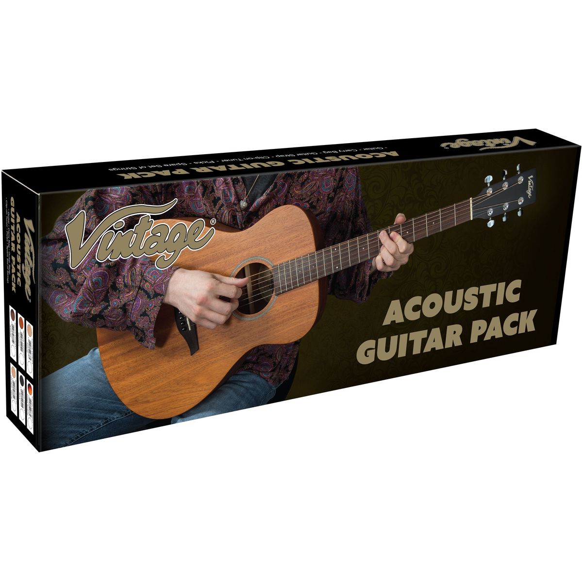 Vintage V300 Left Hand Guitar Outfit - Natural