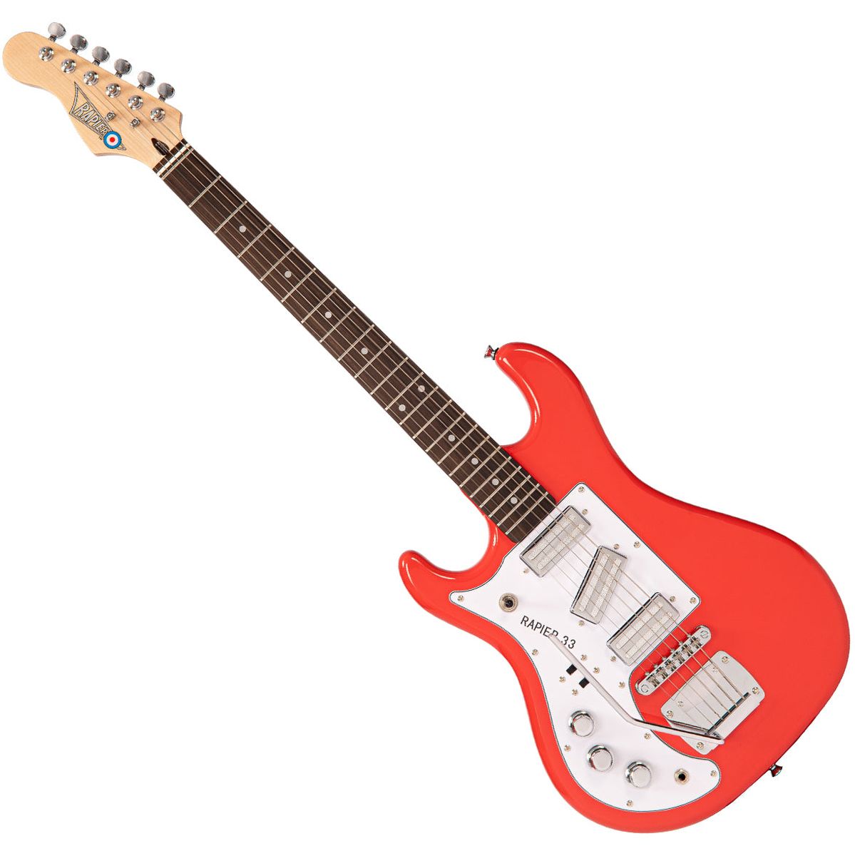 Rapier 33 Left Hand Electric Guitar - Fiesta Red