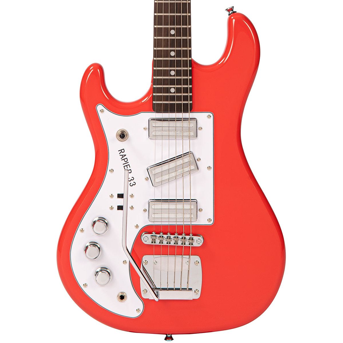 Rapier 33 Left Hand Electric Guitar - Fiesta Red