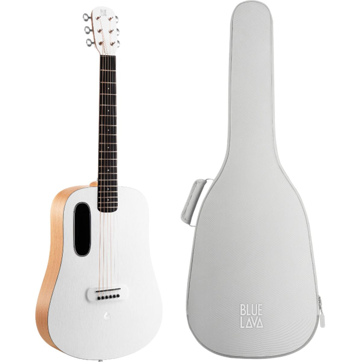 LAVA MUSIC Blue Original Acoustic w/ Ideal Bag - Frost Whitewalnut