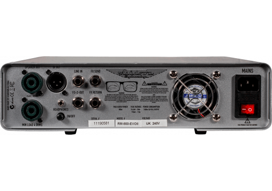 Ashdown RM-800-EVO II 800W Head basgitaarversterker