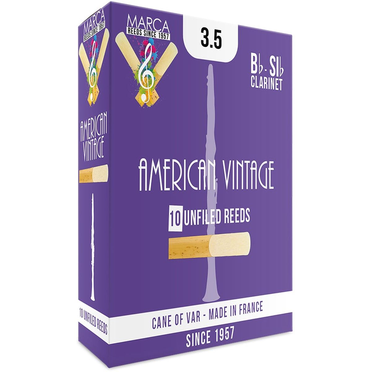 MARCA Reed Clarinet BB American Vintage 3.5 - PK Of 10