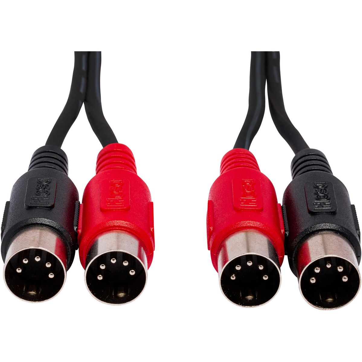 Hosa MID-202 Dual Midi Cable Dual 5-PIN DIN To Same 2 M