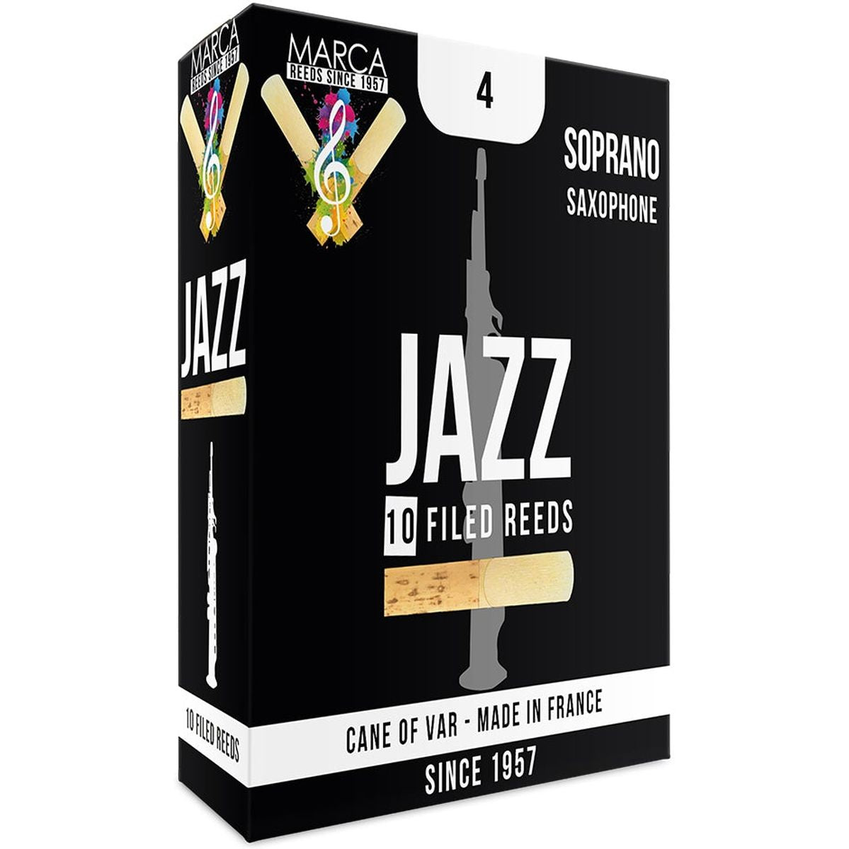 MARCA Reed Saxophone Soprano Jazz - Filed 4 - PK Of 10