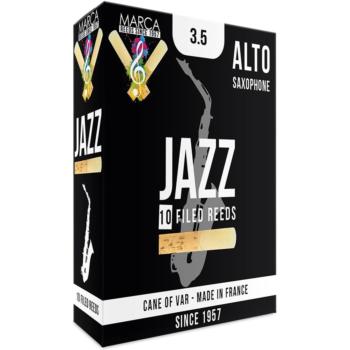 MARCA Reed Saxophone Alto Jazz - Filed 3.5 - PK Of 10