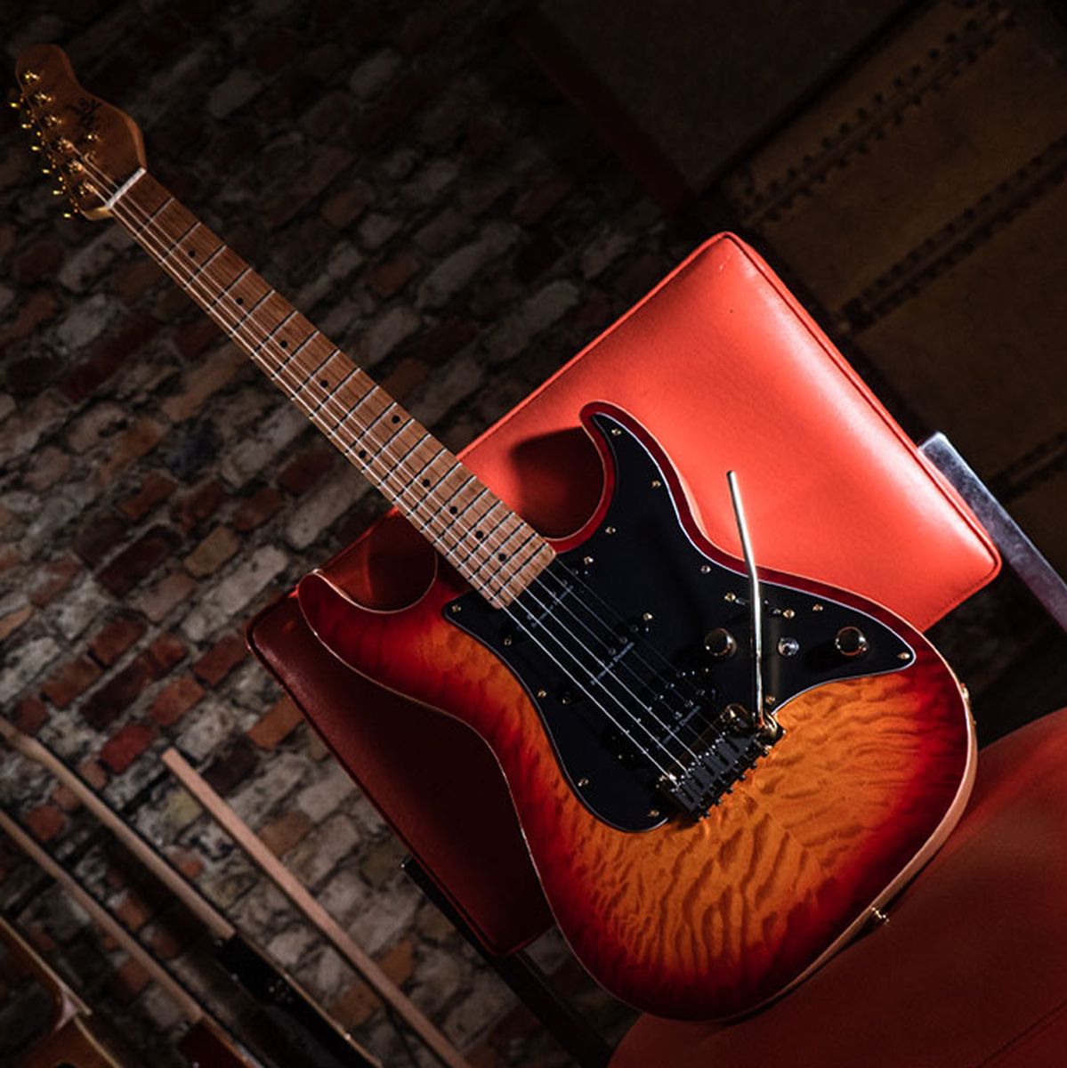Michael Kelly Mod Shop 1967 Aged Cherry Sunburst