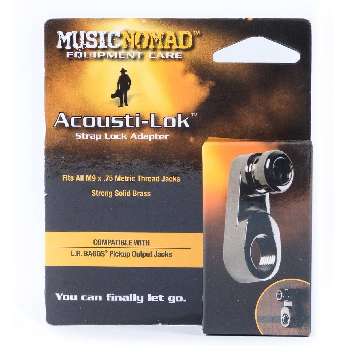 MusicNomad Strap Lock Adapter For Metric Output Jacks-MN271