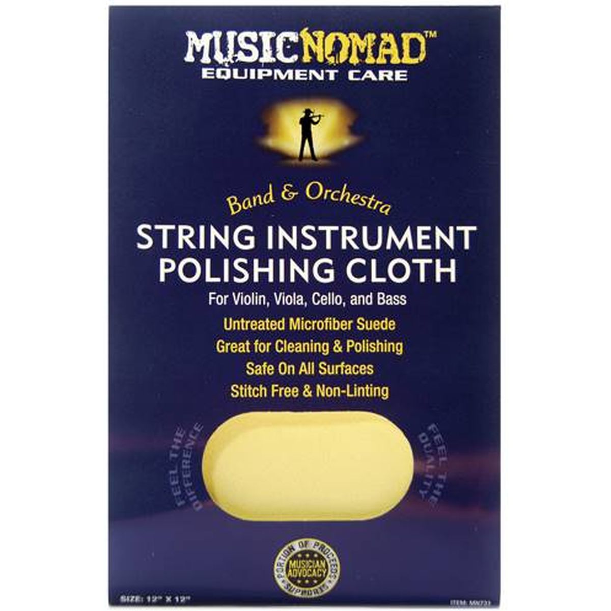 MusicNomad String Instrument Microfiber Cloth - MN731