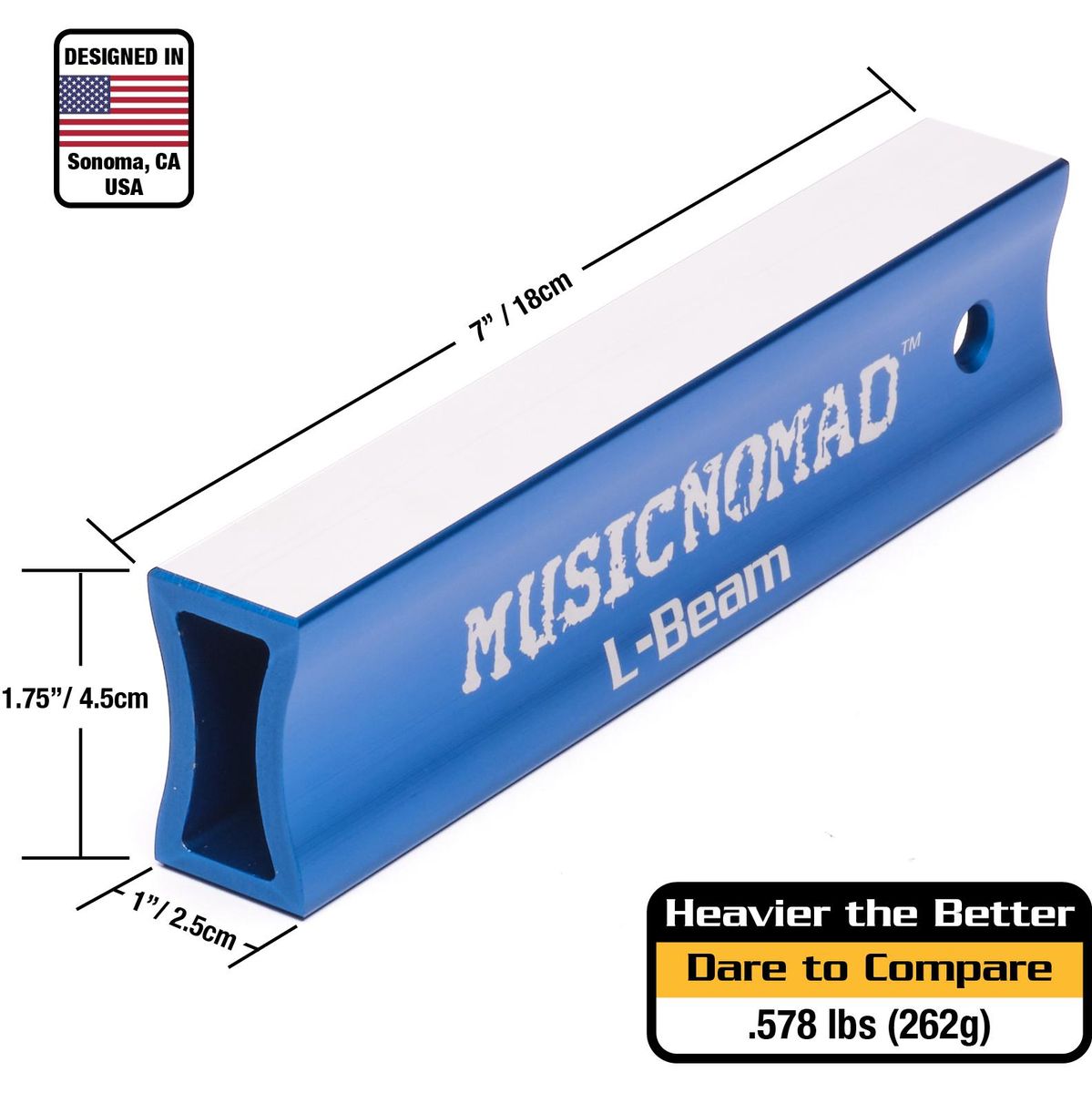MusicNomad Fret Leveler - Leveling (L-Beam) 7