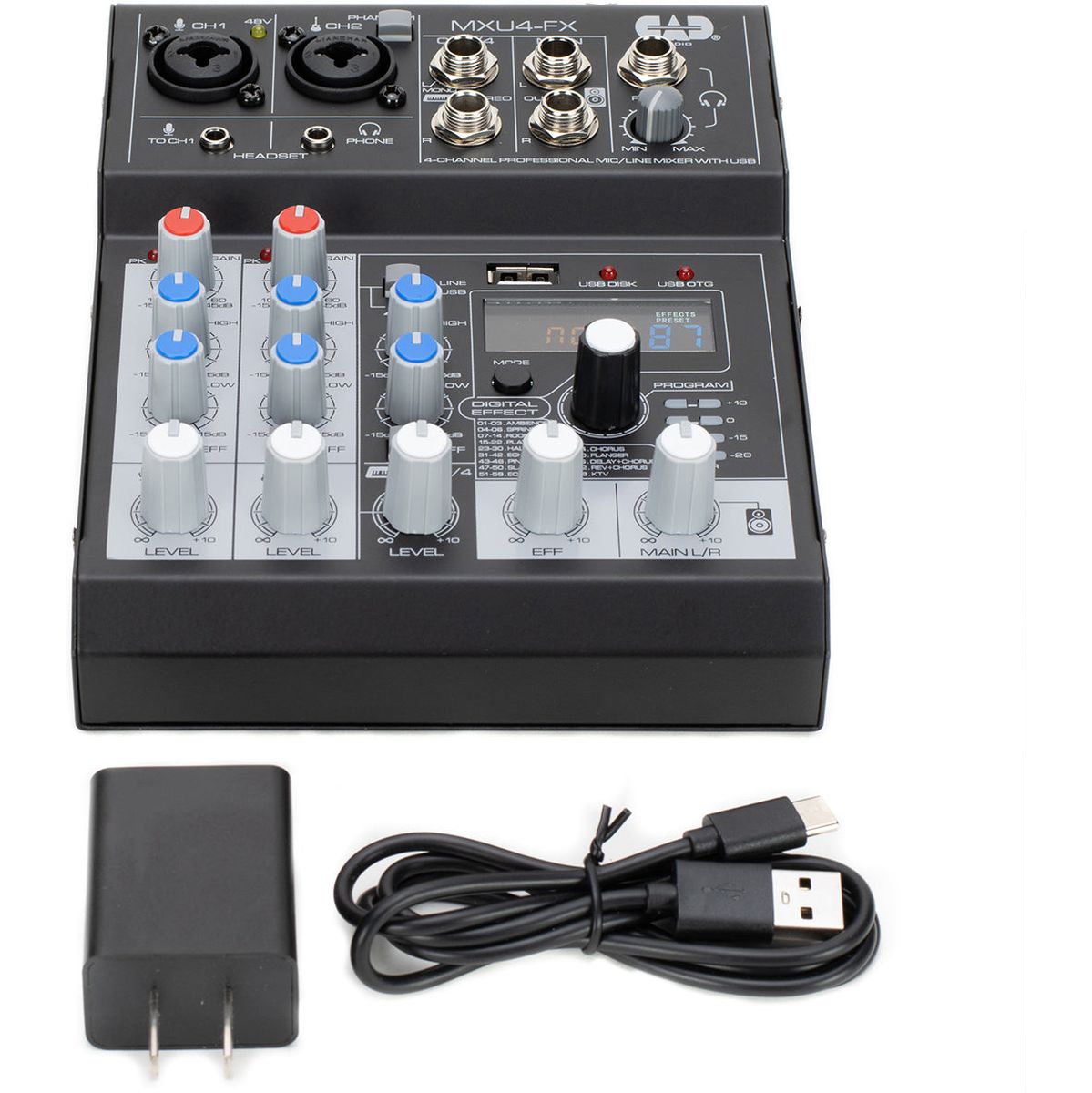 CAD 4 Channel Mixer w/ USB Interface