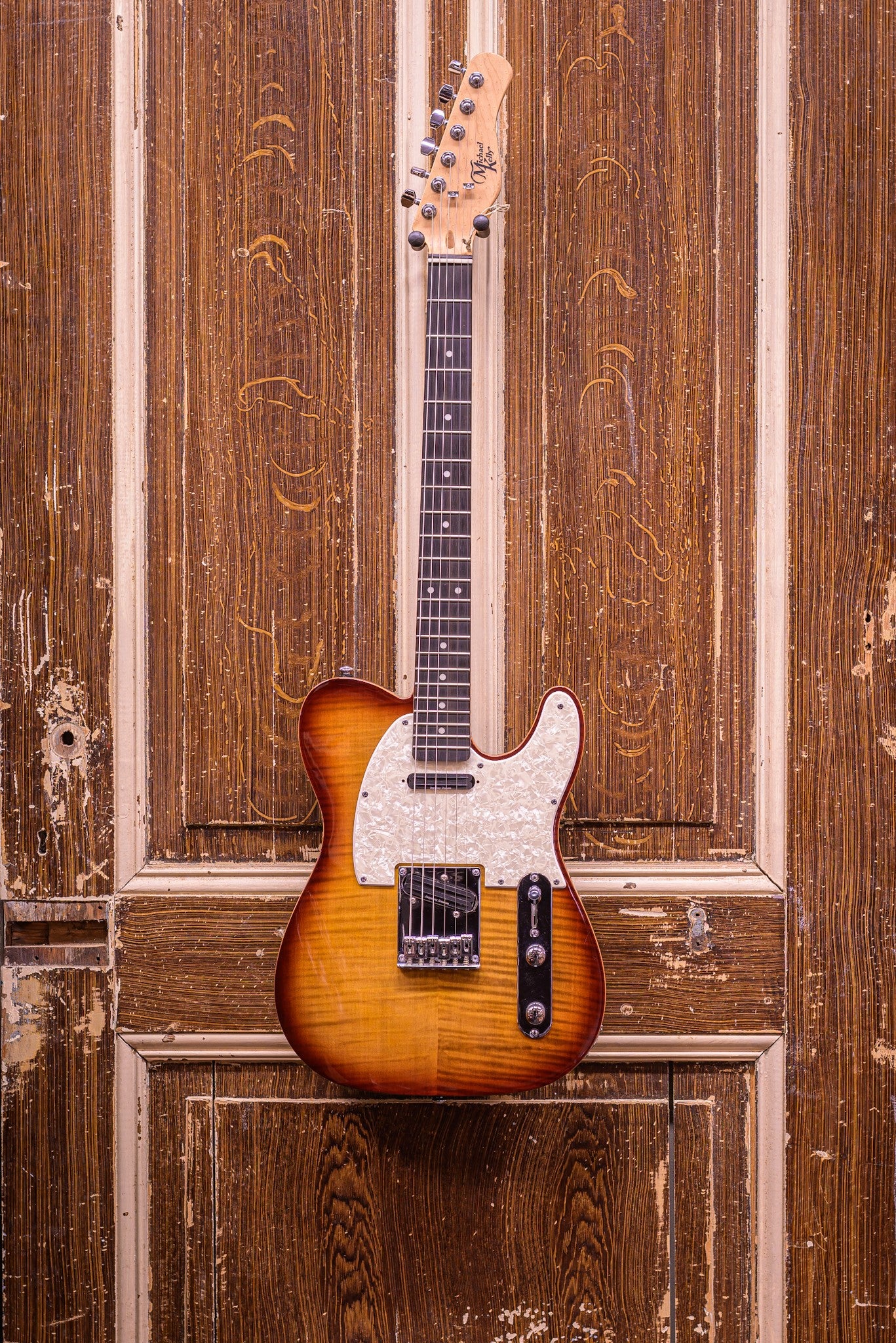 Michael Kelly 1953 Caramel Burst + Seymour Duncan Hotrails (Occasion)