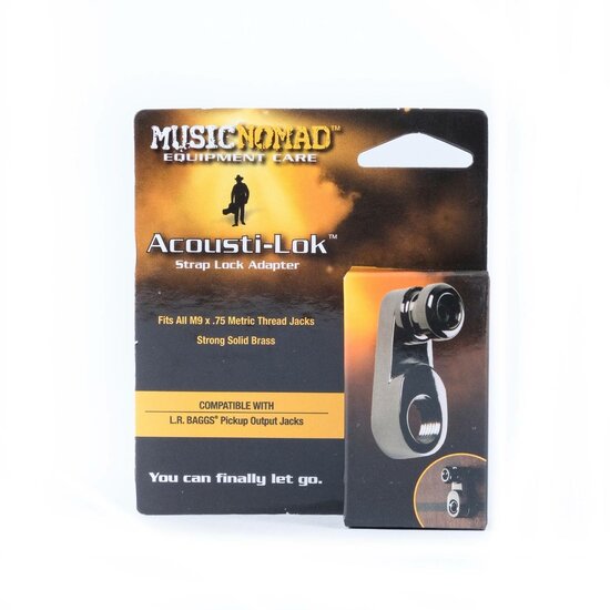 MUSIC NOMAD Strap Lock Adapter For Metric Output Jacks- MN271