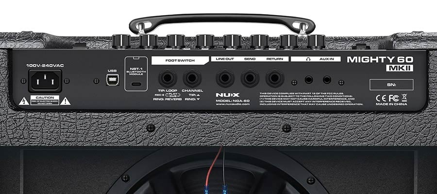 Nux Mighty 60 MK2 Gitaarversterker Combo